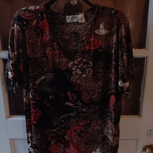 Chico's Women's Multicolor V-Neck Top